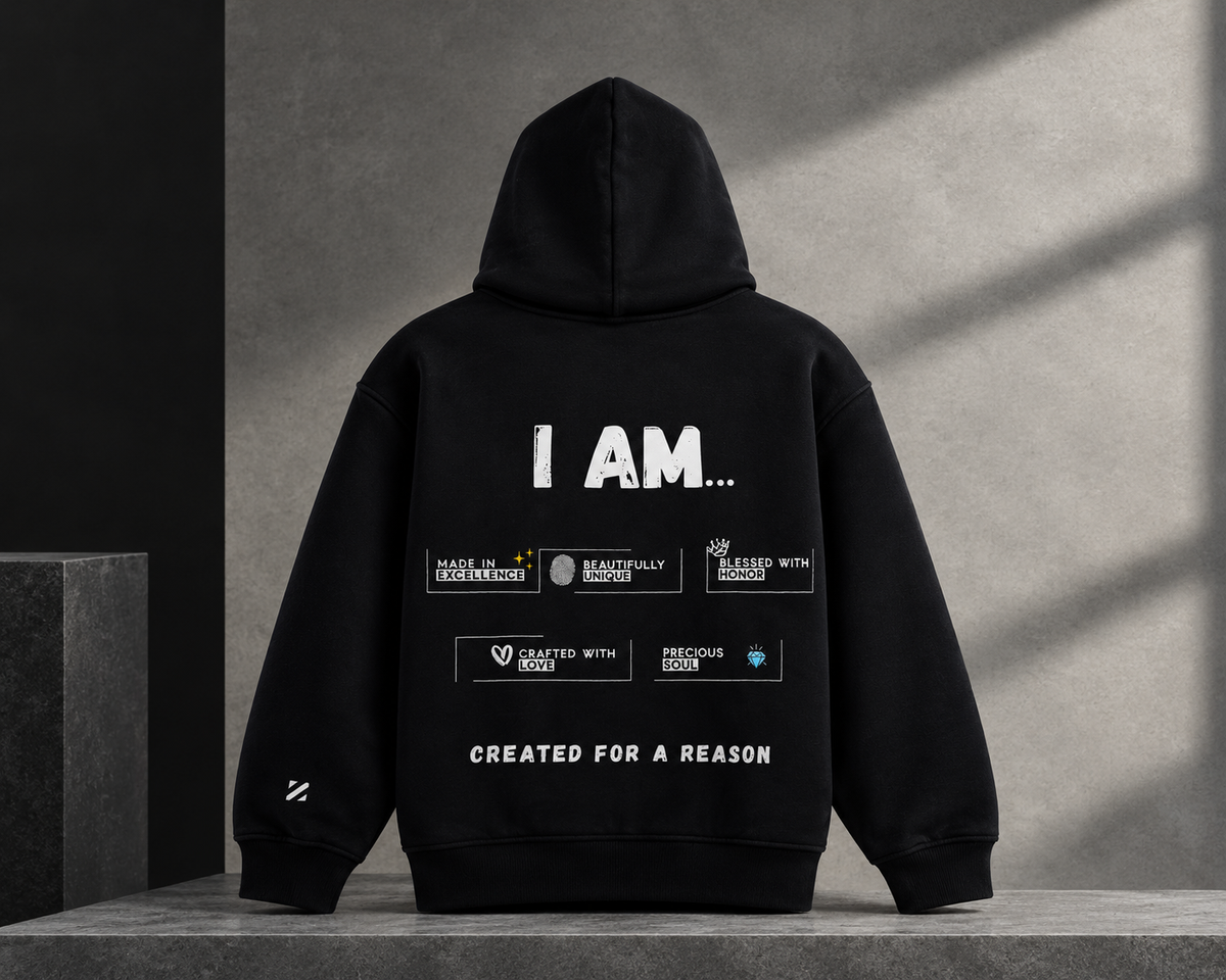 I AM… — Premium Statement Hoodie